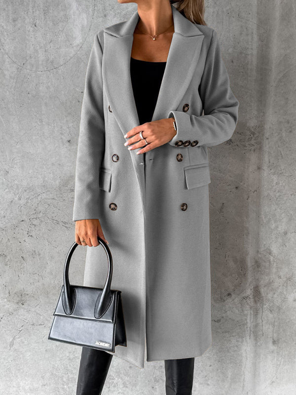 Affluent Business Casual Overcoat for Women