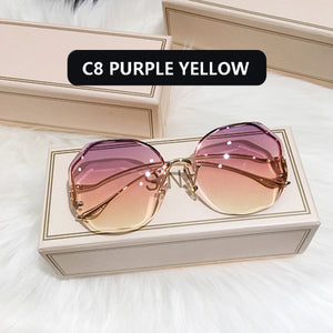 Affluent Trimmed Lens Sunglasses