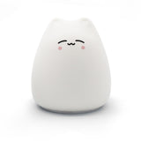 Affluent Cute Kitten Silicone LED Lamp