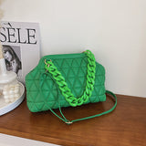 Affluent Thick Chain Handbag