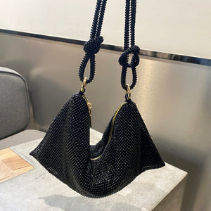 Affluent Rhinestones Clutch Bag