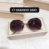 Affluent Trimmed Lens Sunglasses