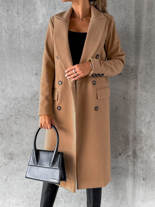 Affluent Business Casual Overcoat for Women
