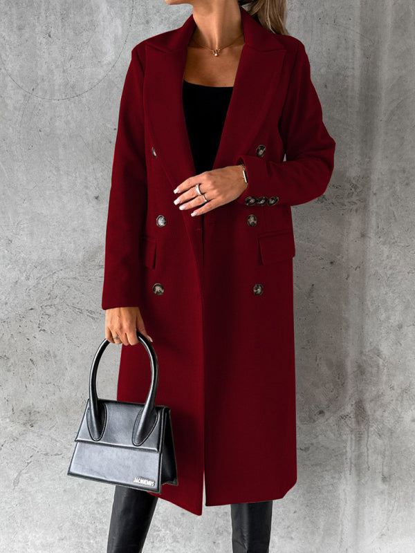 Affluent Business Casual Overcoat for Women