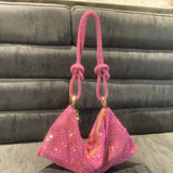 Affluent Rhinestones Clutch Bag