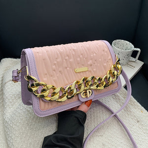 Affluent Thick Chain Small Bag