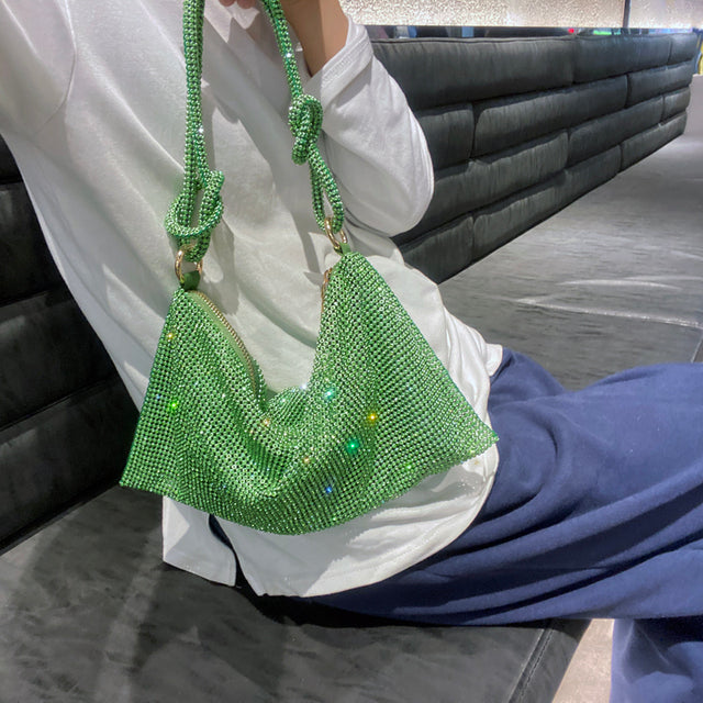 Affluent Rhinestones Clutch Bag