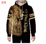 The Affluent Lion - White Tiger Hoodies