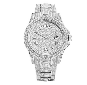 Affluent Masculino Diamond Quartz Watches