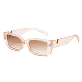 Affluent Rectangle Retro Sunglasses