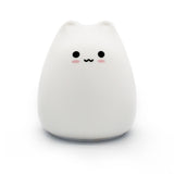 Affluent Cute Kitten Silicone LED Lamp