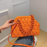 Affluent Thick Chain Handbag