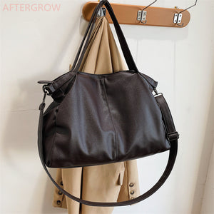 Affluent Soft Leather Shoulder Bag