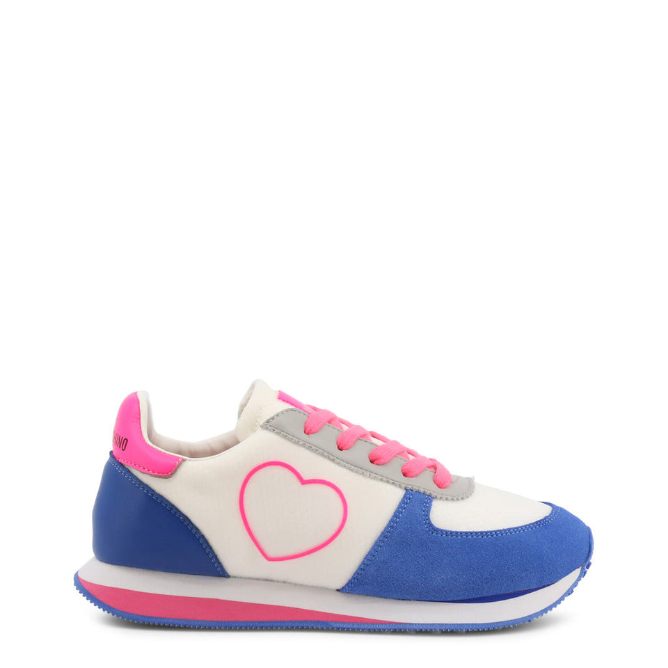 LOVE MOSCHINO Blue Heart Sneakers