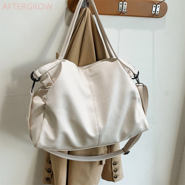 Affluent Soft Leather Shoulder Bag