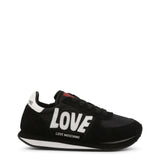 LOVE MOSCHINO Black Suede Sneakers