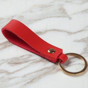 Affluent Leather Keychain