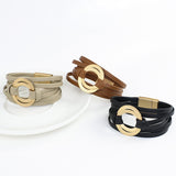 Affluent Store Bohemian Leather Bracelet