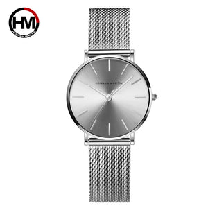 Affluent Steel Mesh Japan Quartz Watch