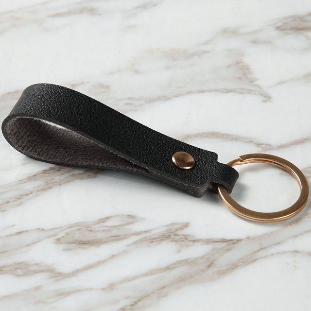 Affluent Leather Keychain