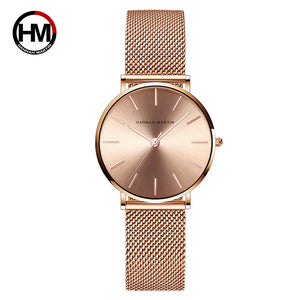 Affluent Steel Mesh Japan Quartz Watch