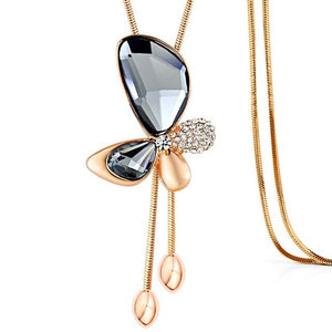 Swarovski Crystal Choker - Fly Butterfly
