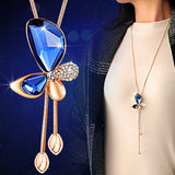Swarovski Crystal Choker - Fly Butterfly