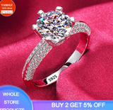 Affluent Engagement Ring - 18K White Gold Ring