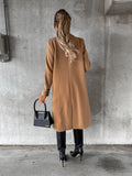 Affluent Business Casual Overcoat for Women