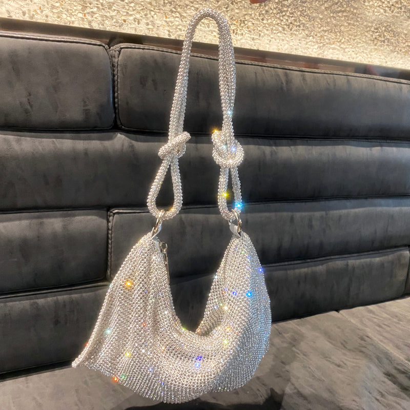 Affluent Rhinestones Clutch Bag
