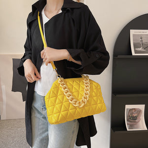 Affluent Thick Chain Handbag