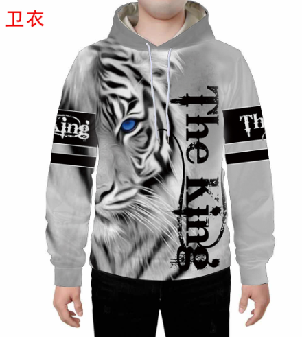 The Affluent Lion - White Tiger Hoodies