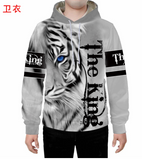 The Affluent Lion - White Tiger Hoodies