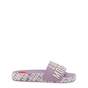 MOSCHINO Pretty Purple Slide Sandals