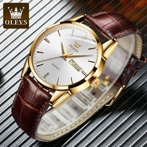 Affluent - Men's Leather Watch