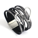 LOVE LOVE LOVE Leather Bracelets - Various colors available