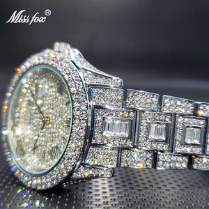 Affluent Masculino Diamond Quartz Watches