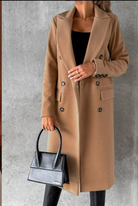 Affluent Business Casual Overcoat for Women