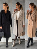 Affluent Business Casual Overcoat for Women