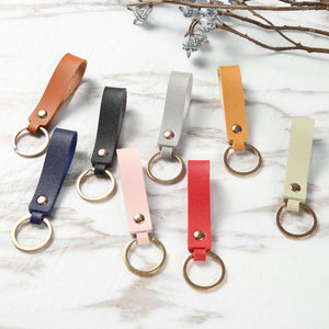 Affluent Leather Keychain