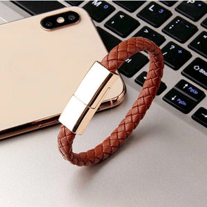 The Affluent USB C Micro Cable Bracelet