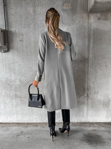 Affluent Business Casual Overcoat for Women