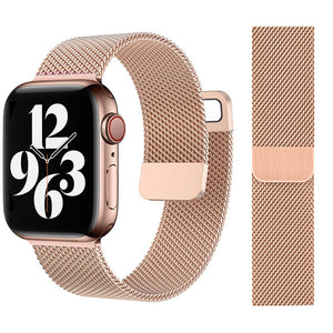 The Affluent Store Stainless Steel Strap For Apple Watch 7