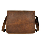 The Affluent Store Genuine Leather Messenger Bag