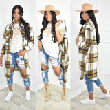 Affluent Checkered Coat