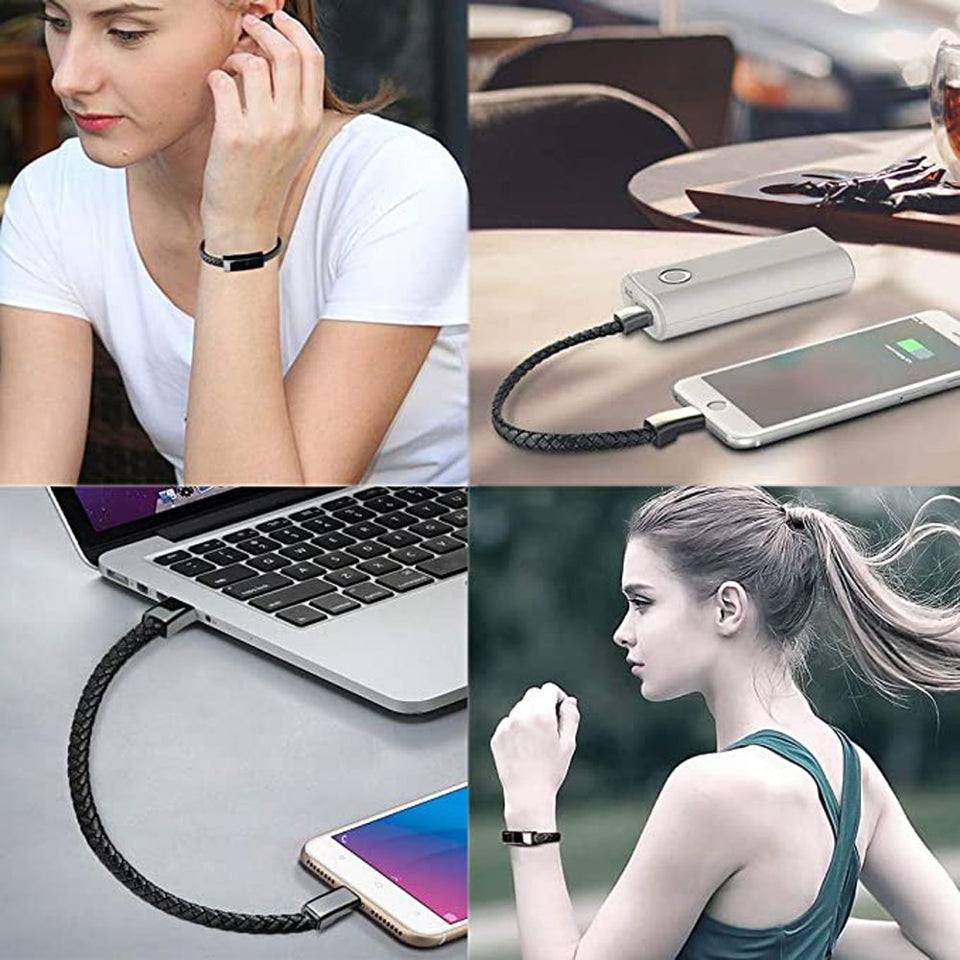 The Affluent USB C Micro Cable Bracelet