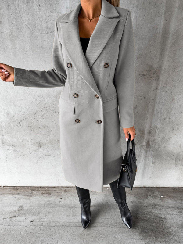 Affluent Business Casual Overcoat for Women