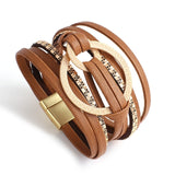 Affluent Store Bohemian Leather Bracelet