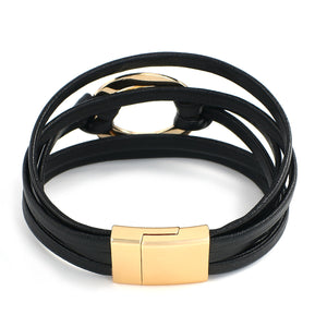 Affluent Store Bohemian Leather Bracelet