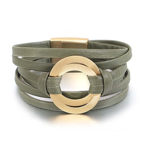 Affluent Store Bohemian Leather Bracelet